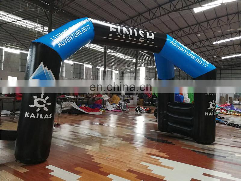 Inflatable Race Arch Double Leg Start Finish Line Arch For Marathon