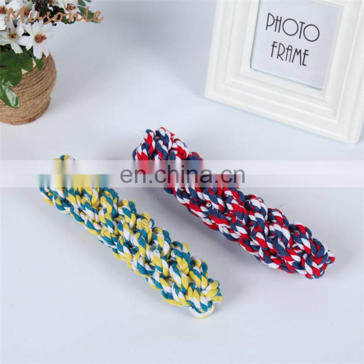 Huskies cotton cord weaving twist rope dog toy for large dog