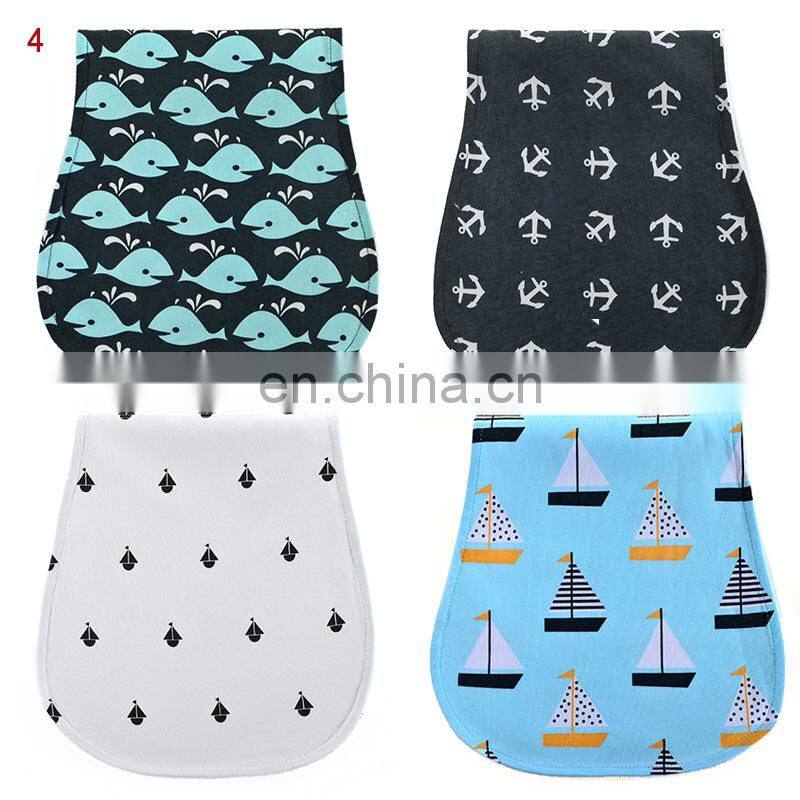 Organic Cotton Bamboo Flannel Muslin Bib Baby Burp Cloth for babies