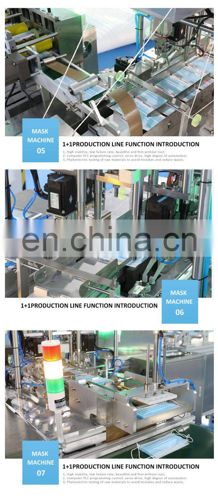 Max Speed 150 Pcs/Min Factory Full Automatic Face Mask Making Machine Automatic Mask Machine Surgical Face Mask Machine