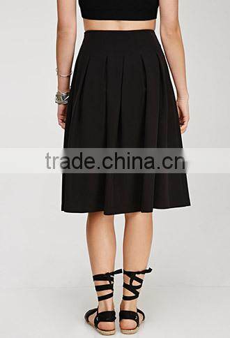 Popular hepburn wind A-line Ladies' Pleated Skirt for Women