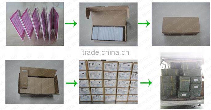 Waterproof pvc printing cards with foil silver/gold