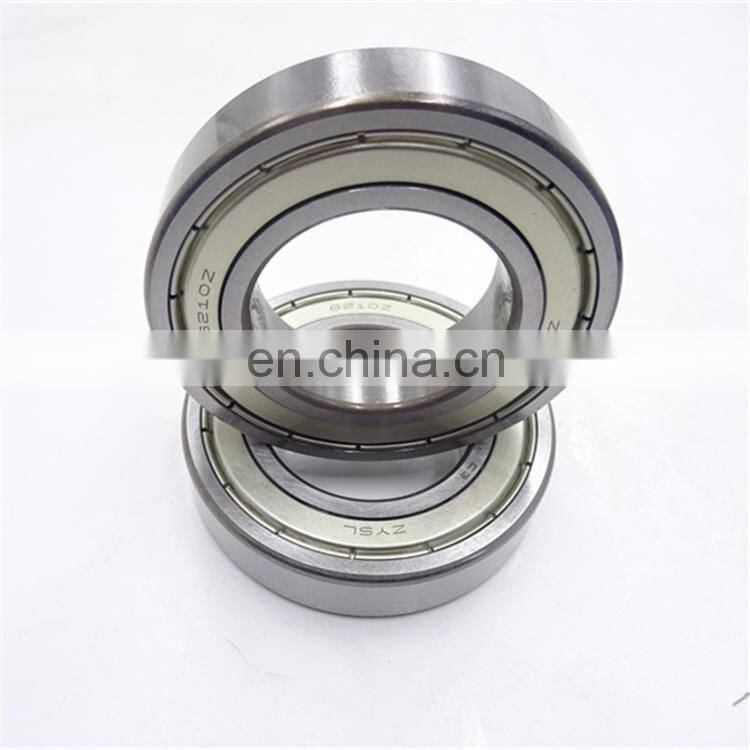 china factory brand ZYSL ball bearing 6210 2RS with high quality factory price