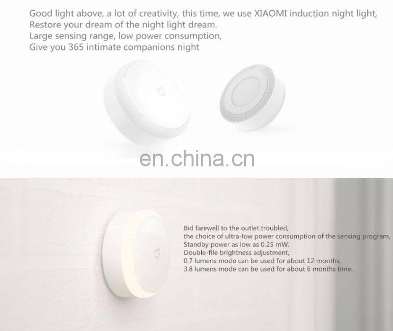 Wholesale Original Xiaomi Mi Motion-Activated Infrared Detection Energy Saving LED Night Light