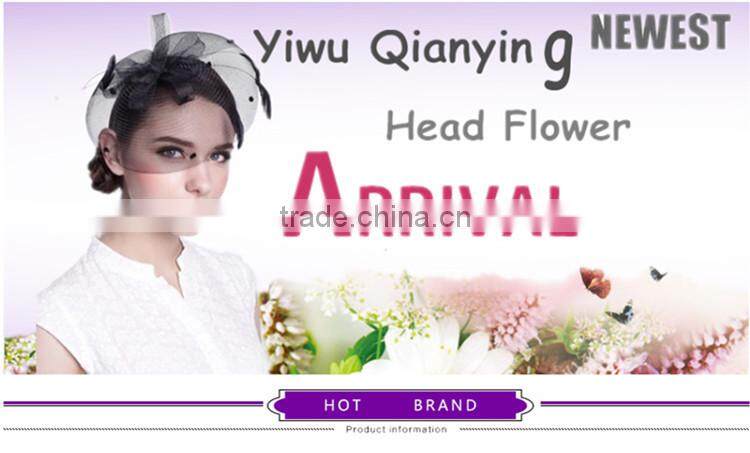 ladies fancy white decorative fashion hair net clip