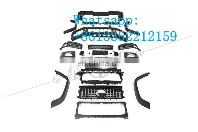 2019 G class w464 g63 front bumper rear bumper grille fender and carbon fiber hood body kit g500 g63 g65 g55
