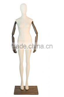 Adjustable dressmaker mannequin ,articulated dummies with wooden arms