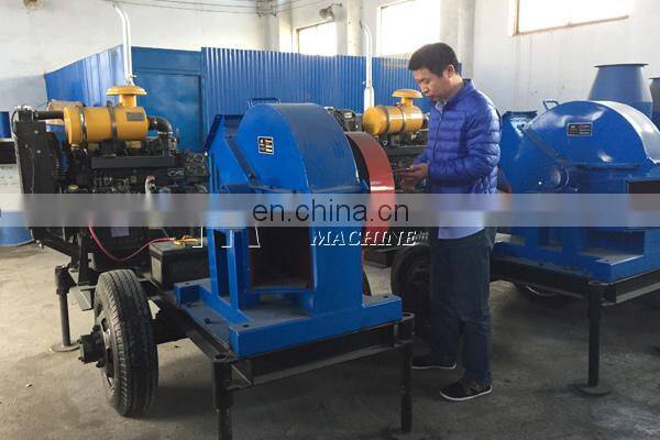 mobile diesel engine shredder