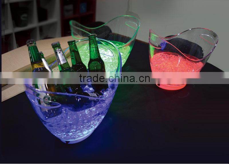 led lighting belvedere vodka bottle ice bucket factory price