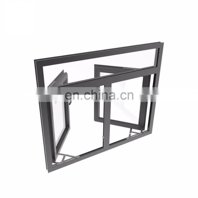 Thermal break Double Glazed Swing Door and Window Aluminum Casement Doors for House