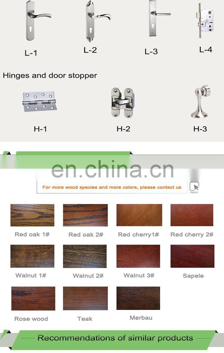 Cheap commercial dark modern flush prehung internal solid core interior office simple design wood doors