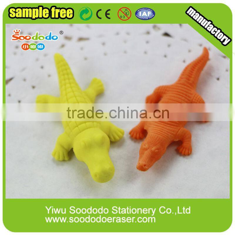 Mini dinosaur soft eraser