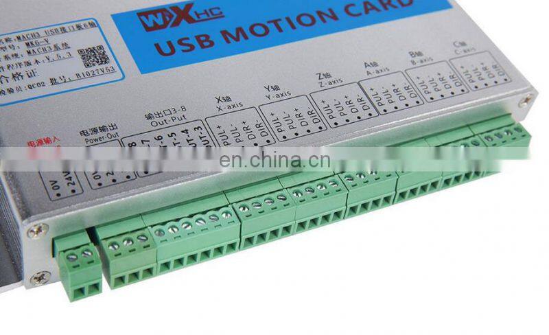 Upgrade Mach3 2MHz MK6-V 6 Axis Motion Controller Card USB Port CNC Breakout Board