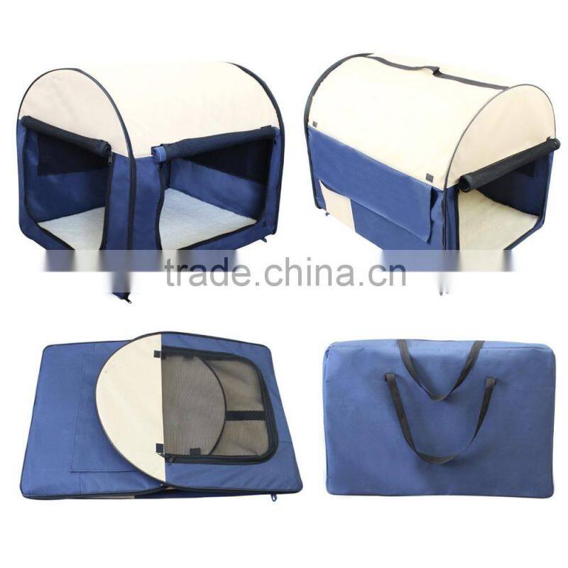 Portable Pet Carrier bag 2 Door Soft Dog House