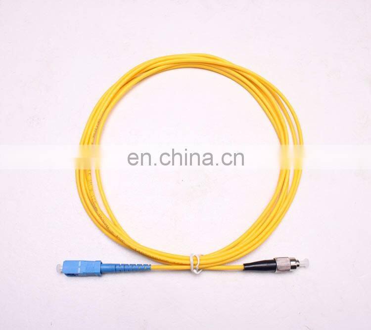 Good Price SC-FC single mode optic fiber 3m patch cords fiber jumper