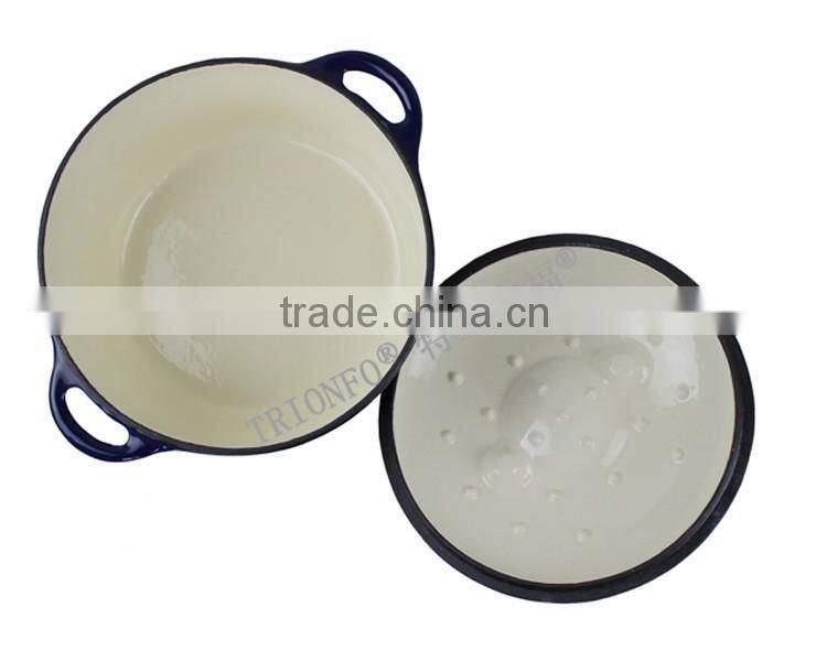 FDA approved multi Color Cast Iron Cookware TR1004: