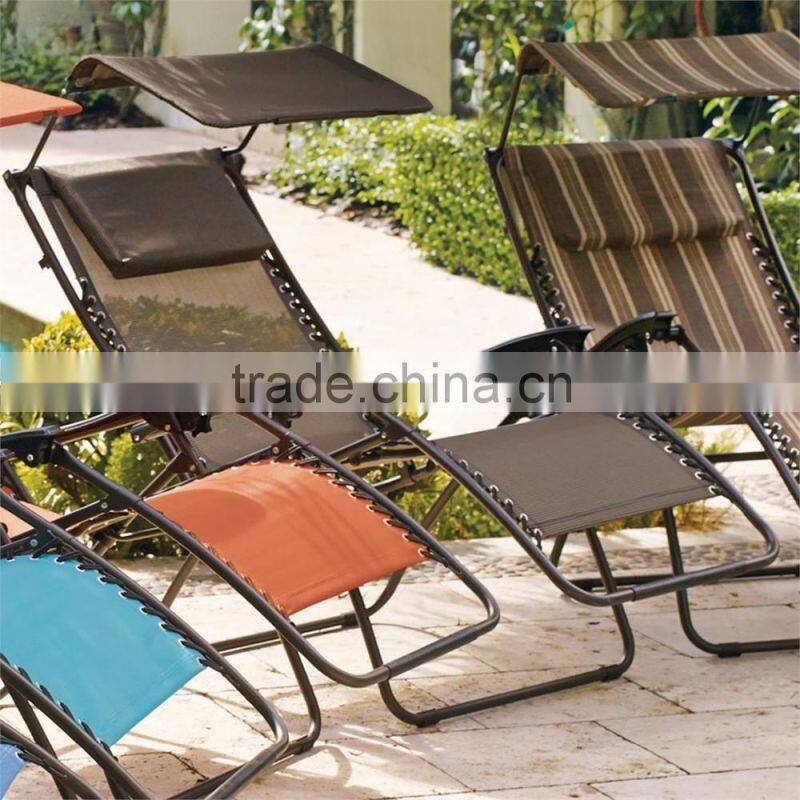 Over Size Zero Gravity Chiar with Cup Holder for Patio Outdoor Garden