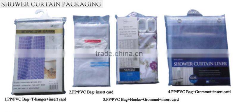 OEM PVC shower curtain
