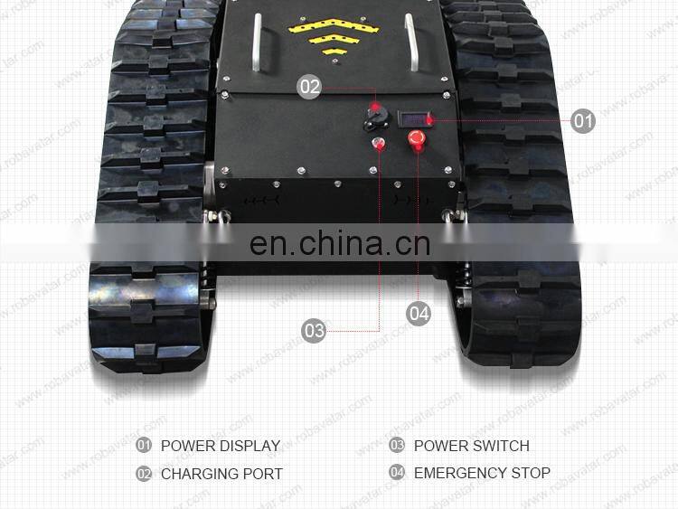 Avatar AVT-10 Special Rubber Track Kit Tracked Robot Chassis