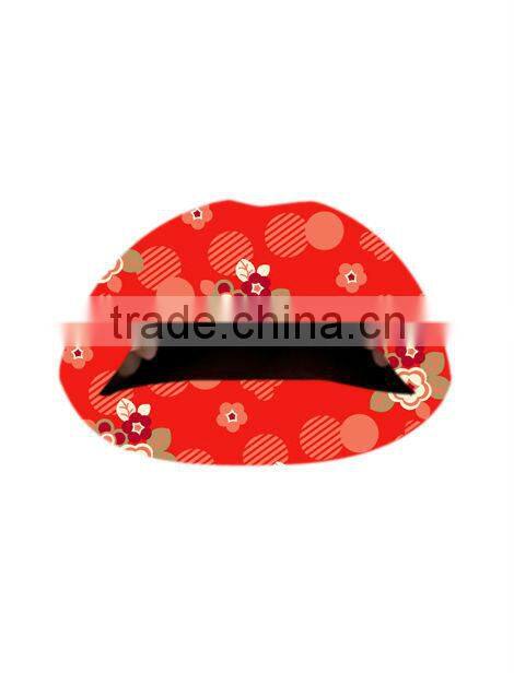 factory supply water transfer lip sticker with SGS certificate