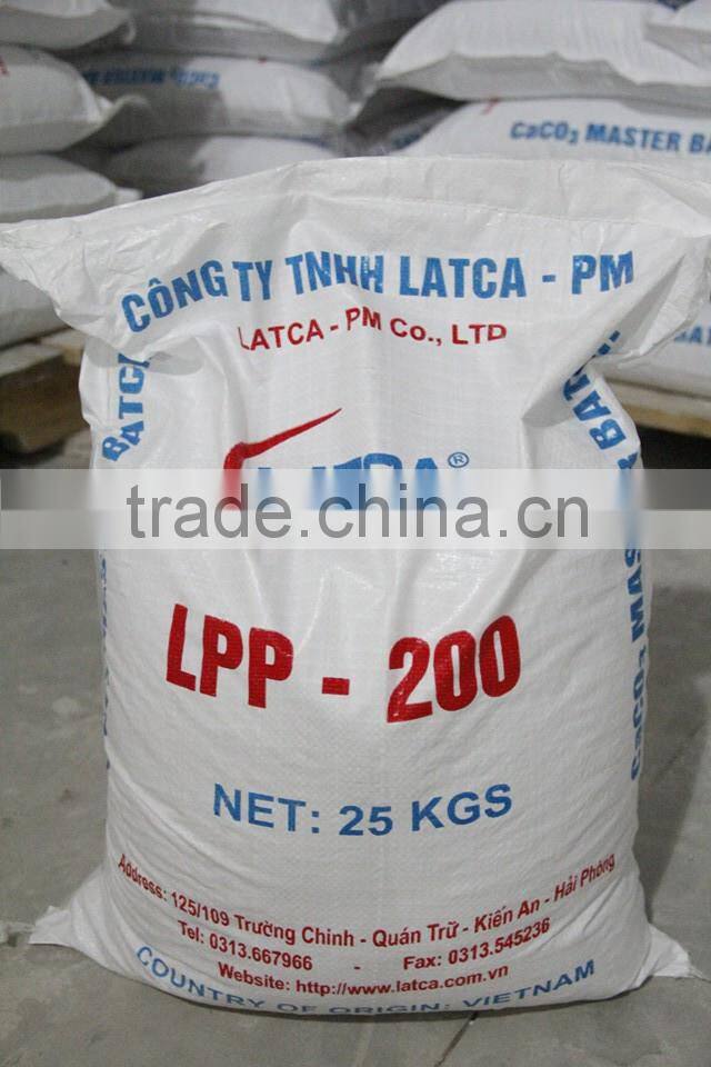 CACO3 WHITE PP/PE FILLER MASTERBATCH FOR PLASTIC PRODUCTS