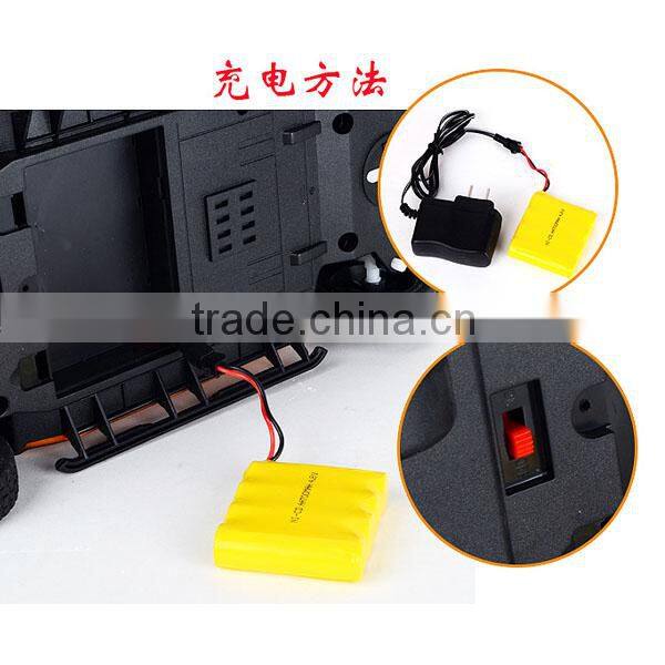 1:14 4 CH full function RC Car with light and steering wheel gravity sensing remote control toy car