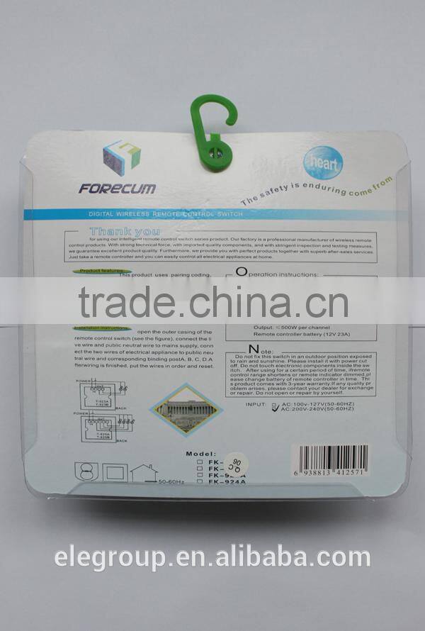 Remote Control Switch 2-Channel Digital Wireless Power