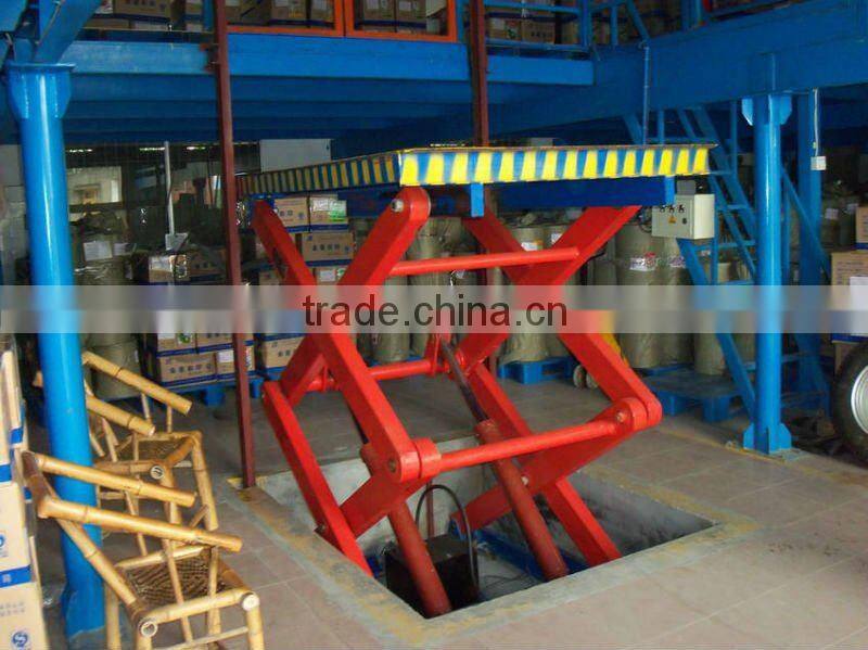 fixed elevated scissor elevating platform