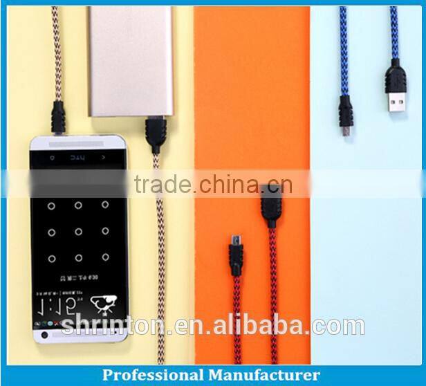 Remax double-sided 2.1A nylon braided cable for IOS