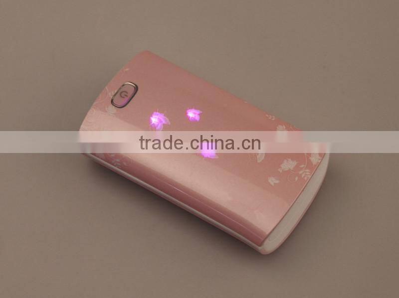 Low price with charging line inside beauty battery charger 5600mah