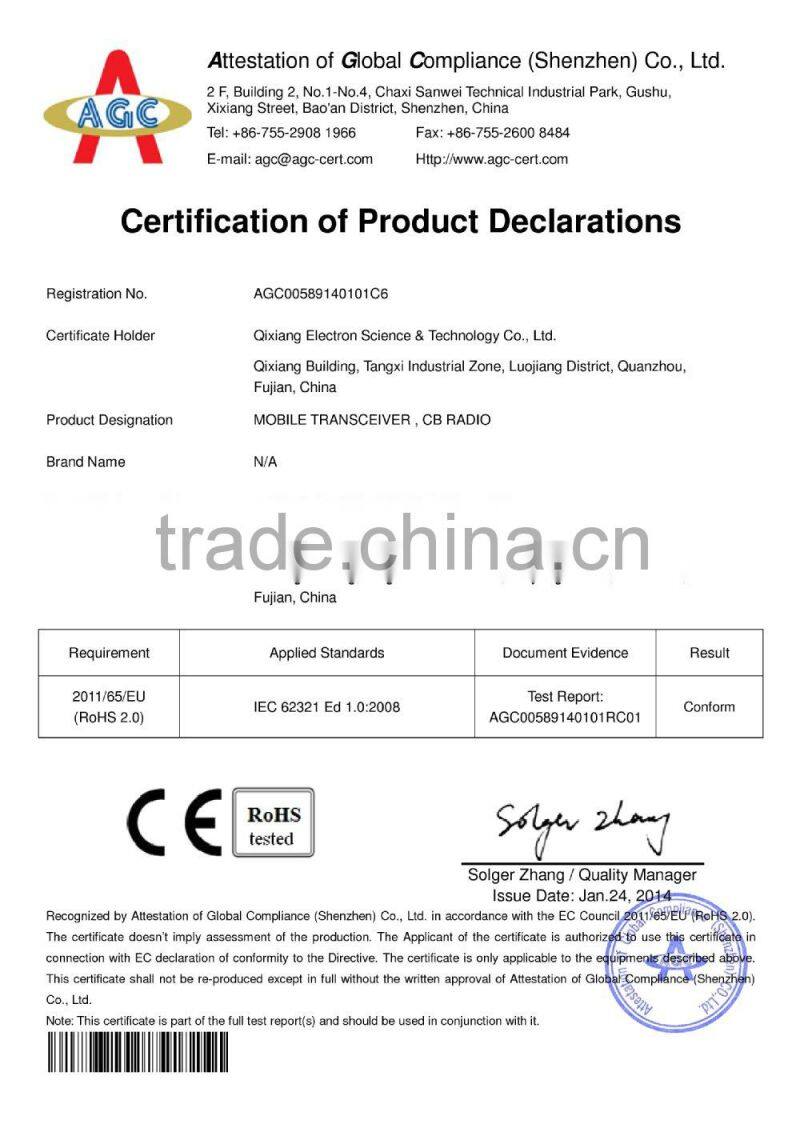 Anytone AT-6666 10 METER RADIO am fm ssb