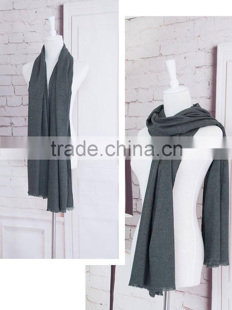 Best Selling Warm Woman Fashion Cashmere Pashmina Plain Shawl Scarf