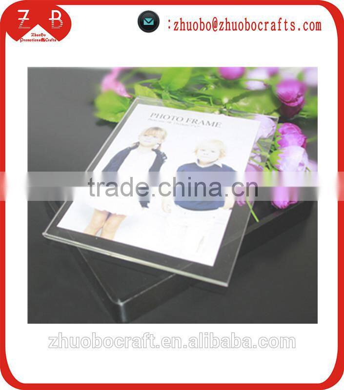 Hot wholesale personality rotation acrylic glass photo frame,photo picture frame