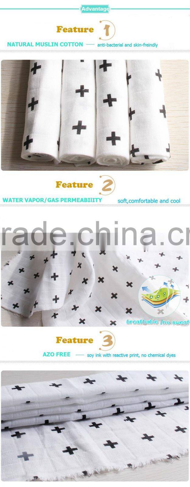 Special Design Widely Used cotton knitted blanket