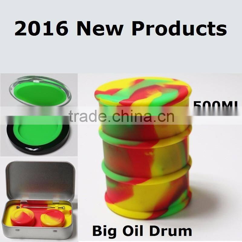 22ml non-stick silicone jars dab wax vaporizer oil container