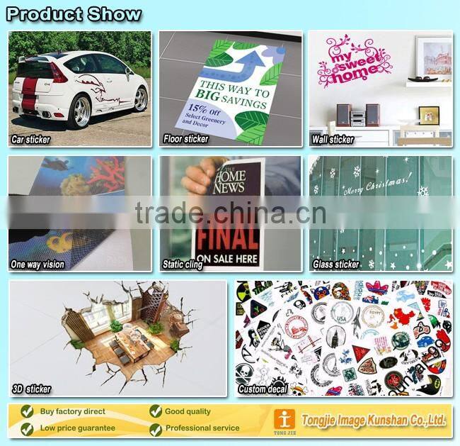 Custom printed vinyl car sticker, bumper sticker for car