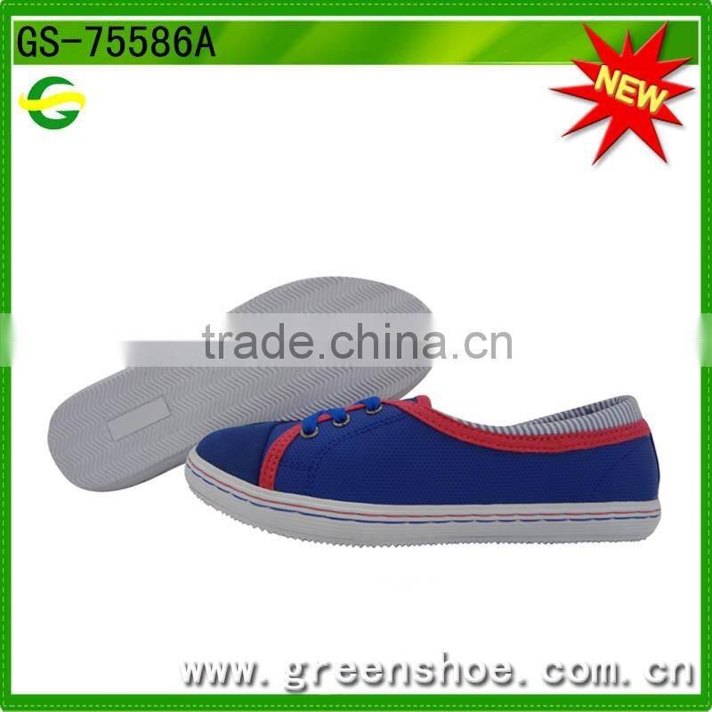 PU upper,TPR outsole flat shoes for ladies