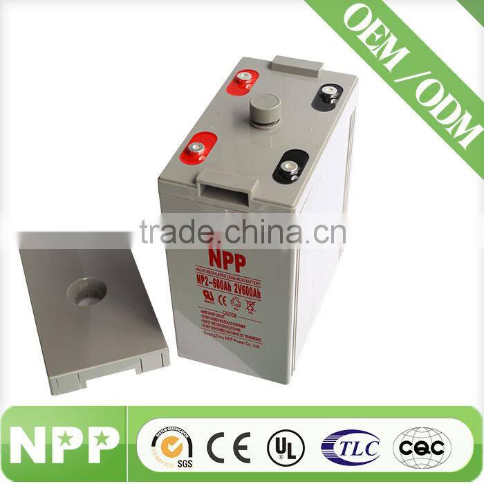 deep cycle solar system 2v 600ah cheap high quality gel agm battery