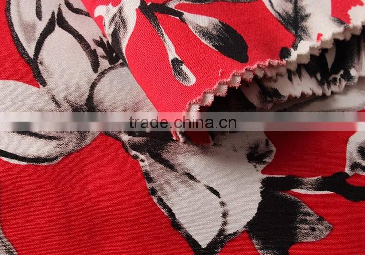 china factory manufacturer wholesale spandex cotton digital printed fabric