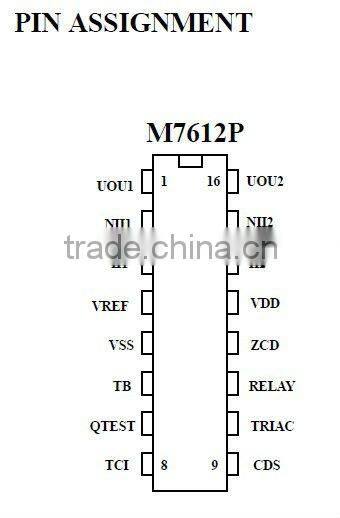 cheap infrared control IC, SMD, DIP M7612