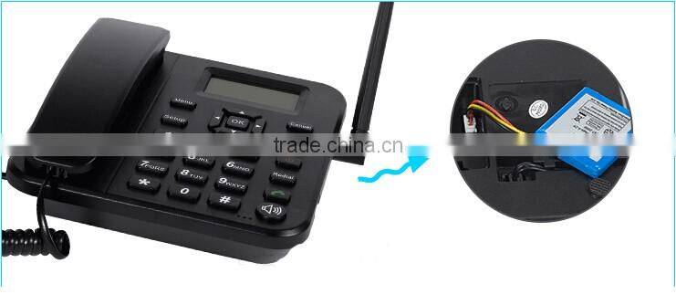 GSM cordless phone fixed wireless telephone desk phone FWP with 850/900/1800/1900MHz