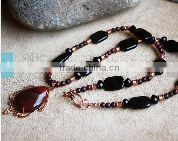 moonkite Natural gemstone for necklace fittings