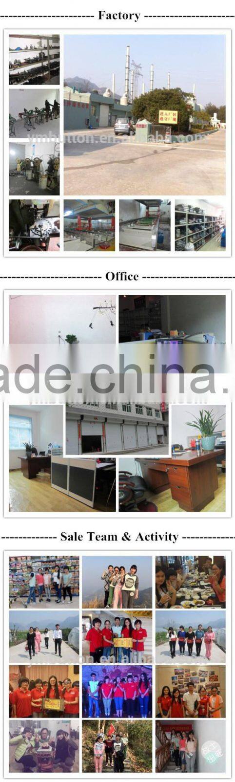 Metal buttons shaped brads