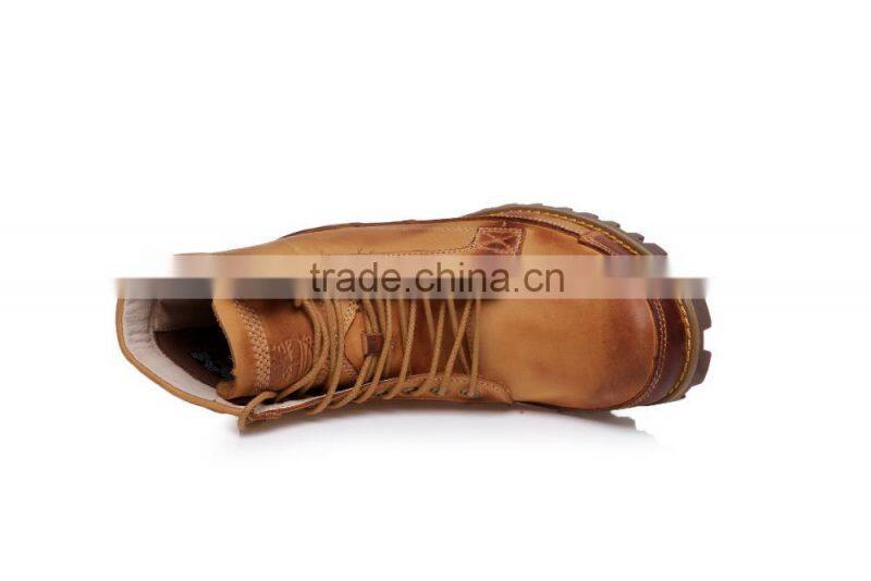 Comfortable custom winter leather men shoes in guangzhou