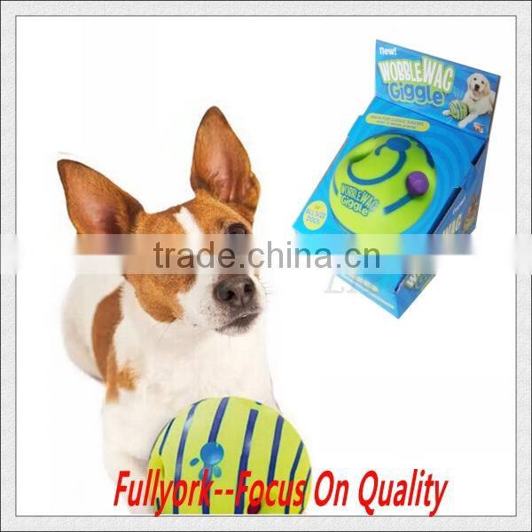 Wobble Wag Giggle Ball As Seen On TV Dog Play Ball Dog Toys With Funny Sounds