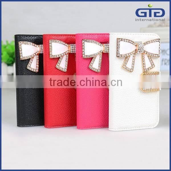 Magnetic Rhinestone Flip Stand Case For Nokia Lumia 520