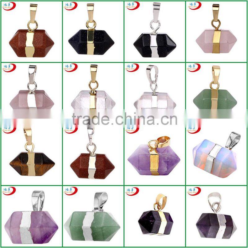 pencil case shape Fashion gems jewelry lapis lazuli earrings