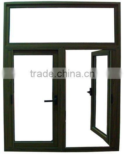 Aluminum casement window/glass window horizontal window