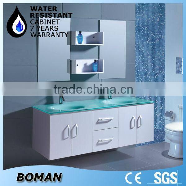 high quality plastic round bathroom vanity furniture cabinet