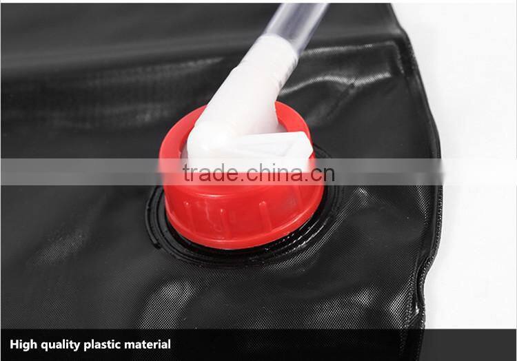 Outdoor 20L camping shower solar water bladder